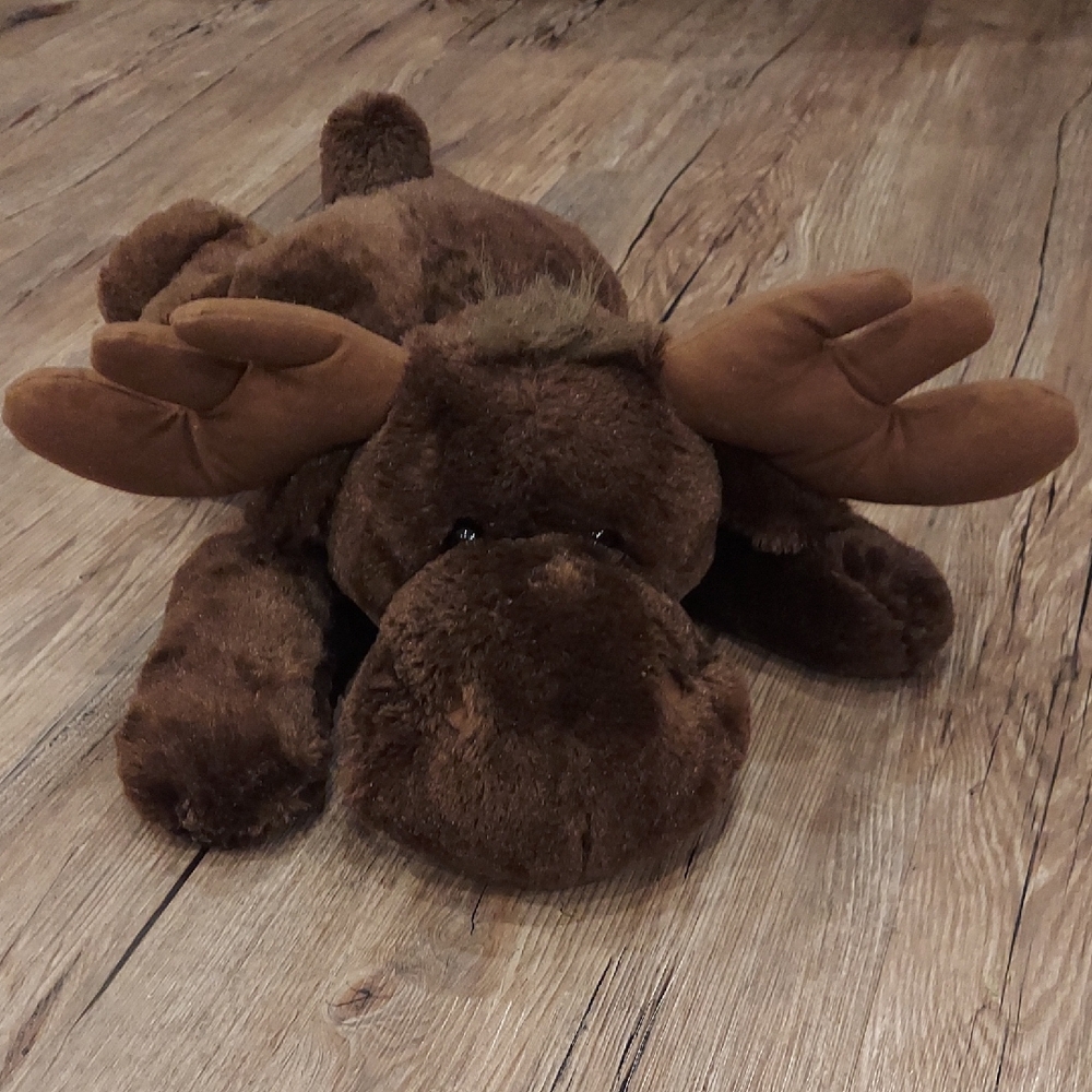 Plush Brown Moose Stuffed Animal
